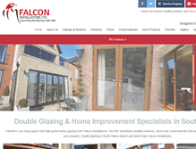 Tablet Screenshot of falconinstallations.co.uk